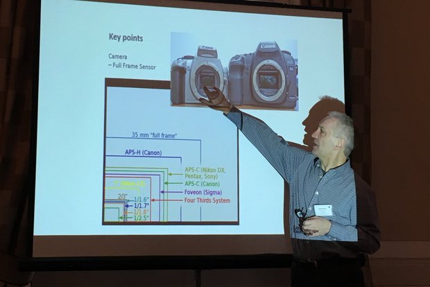 Bill explaining photography guidance