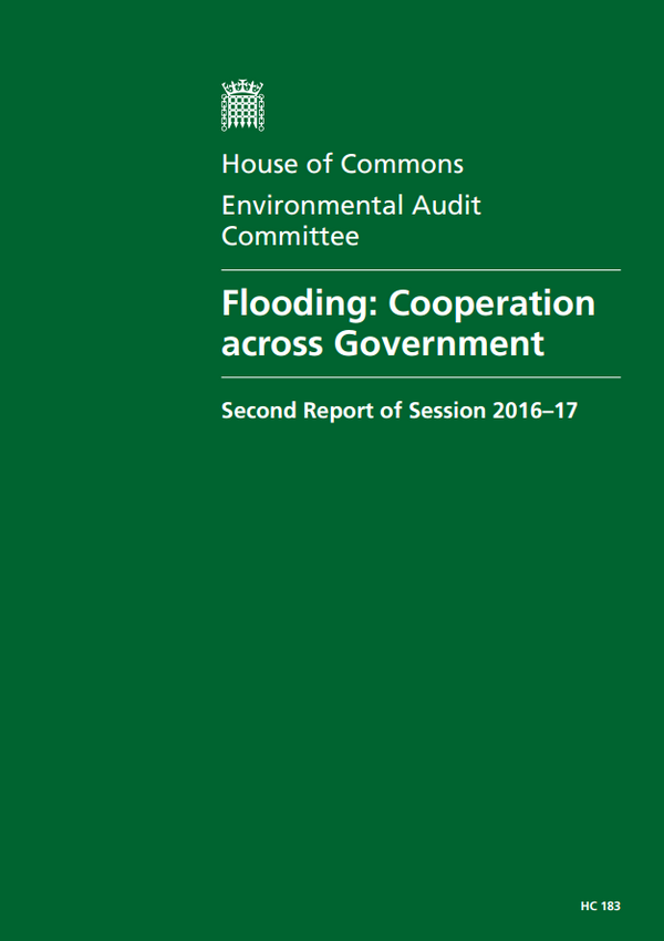 Flooding: Cooperation across Government Environmental Audit Committee