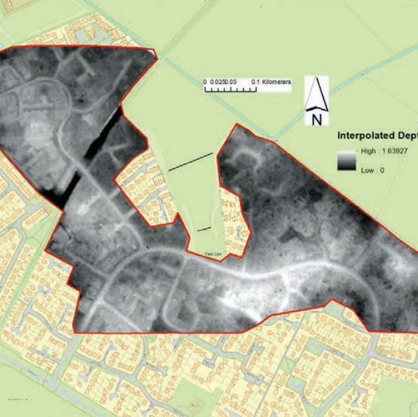 Image: Sutton Flood Depths 2007