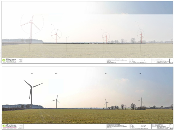 turbines - wide-angle view