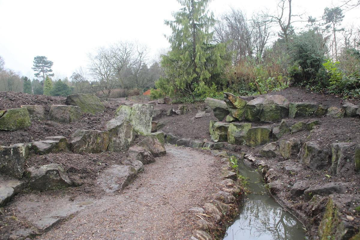 Clearance of rock garden January 2017