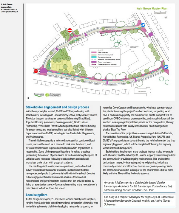 Ash Green project featured in Landscape journal