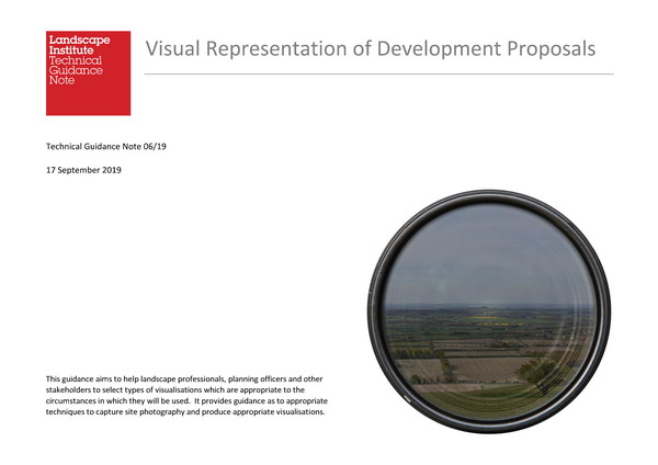 Front cover of the Visual Representation of Development Proposals Guide