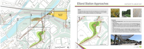 New Elland Rail Station initial ideas