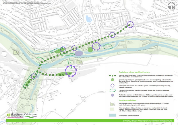 Sowerby Bridge Green Blue Masterplan